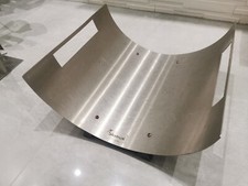 Blomus Chimo Brennholzschale Ablage Kamin Rund Designer Holz Edelstahl VA 65141