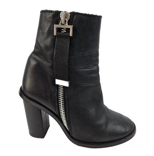 Topshop leder stiefeletten - topshop,