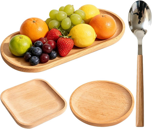 Holz serviertablett set - holz-serviertablett,