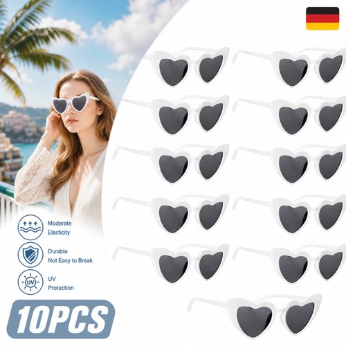 Herzbrille uv400 schutz set - herzbrille,