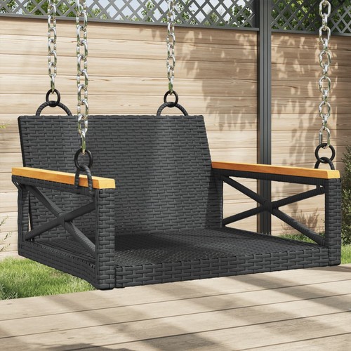 Hängesessel schwarz 63x62x40 - hängesessel,
