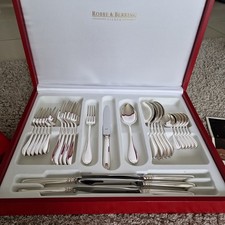 R&B Robbe & Berking Navbette  Besteck 30 teilig in massiv 90 versilbert
