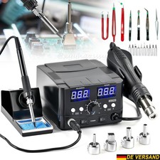 2-IN-1 Digitale Entlötkolben Heißluft Löten Lötstation Entlötstation Lötkolben