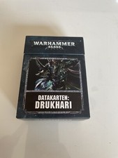 Warhammer 40k Datakarten Dark Eldar Drukhari Codex Druchi Craft Armeebuch