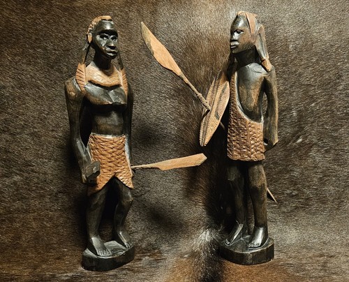 Zwei afrikanische skulpturen - afrikanische,