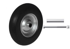 Schubkarrenrad Vollgummi PU