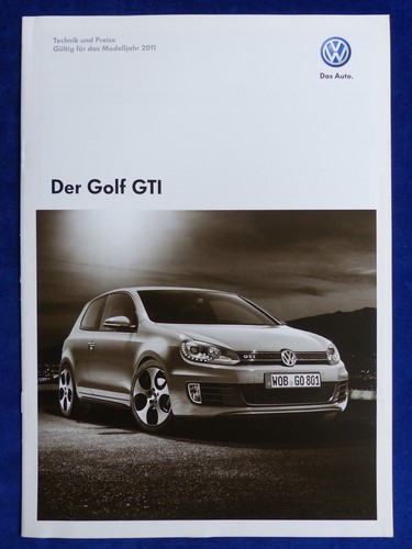 Golf gti preisliste - vw,