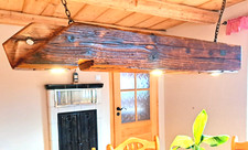 Altholz Hängelampe Balken