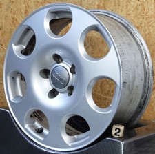 ⭕1x AUDI A4 B6 A6 4B nr2 Alufelge Avus Silber 7x16 et42 5/112 5x112 8E0601025F⭕