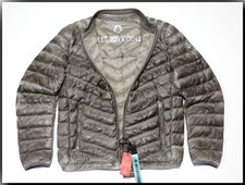 Milestone  Herren Lederjacke Vintage Silbergrau Echtleder Top Design Lammnappa!