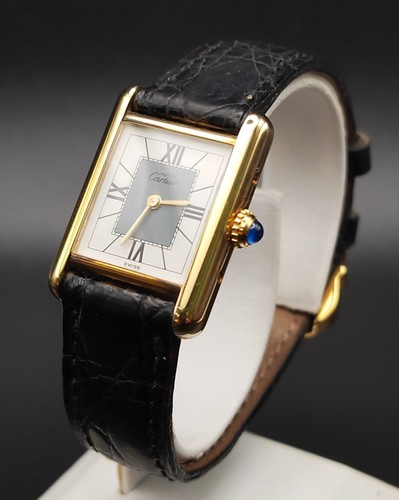 Cartier tank paris vermeil - cartier,