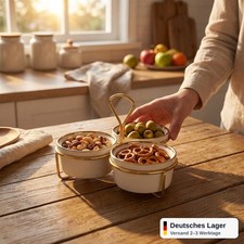 Keramik Snackschale 3er Set