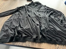 Rundholz Tunika-Shirt mit Bündchen-Details, schwarz, M, neu, Winter 25