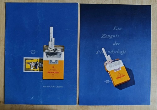 Senoussi cigaretten 1959 - 2x,