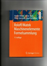 Herbert Wittel, Roloff / Matek Maschinenelemente Formelsammlung Wittel, Herbert,