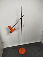 Vintage - GURA Stehleuchte Stehlampe – orange – verchromt - sehr alt und selten