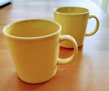 2x Teema Tassen Becher Gelb
