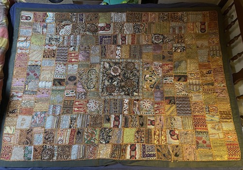 Wandteppich patchwork vintage - patchwork,