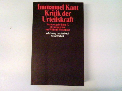 Immanuel kant werkausgabe band - kant,