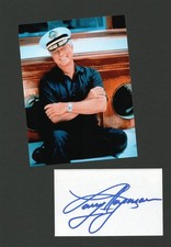 Larry Hagman+ - seltenes original Autogramm - "JR DALLAS"