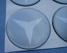 4x Embleme für Nabenkappen