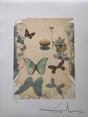 Salvador dali handsignierte - salvador,