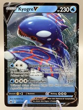 Kyogre V Pokemon Karte 037/159 Zenit der Könige Ultra Rare Near Mint Deutsch NM