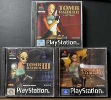 Tomb Raider II III & IV für PlayStation 1 PS1 Deutsch 