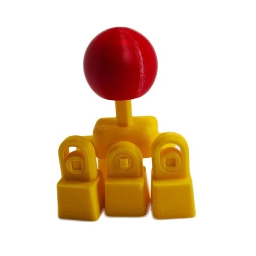 Gedruckte joystick taste - 3d-gedruckte, joystick-taste