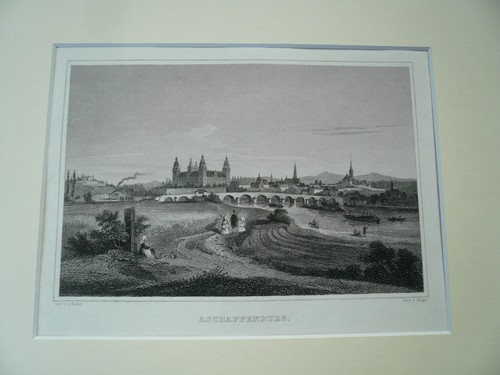 Aschaffenburg anno 1860 - aschaffenburg,,