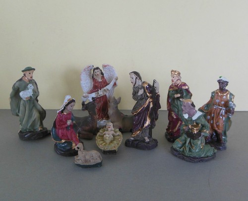 Krippenfiguren satz kompl - krippenfiguren,