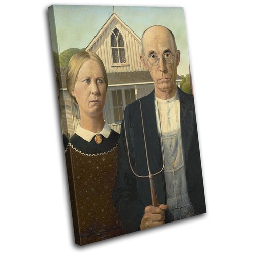 Grant wood american gothic - grant,