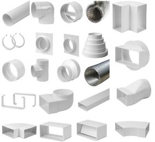 Abluftkanal Zuluftkanal Rundrohrsystem Lüftungssysteme Aluflexrohr 100 125 150mm