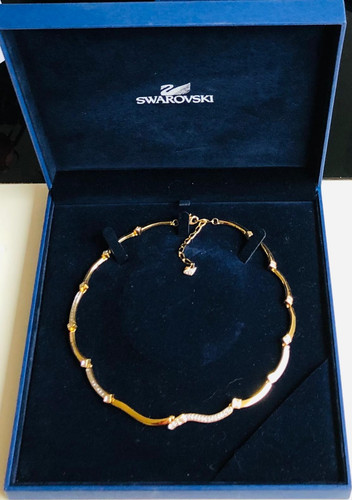 Swarovski halskette goldfarben - swarovski,