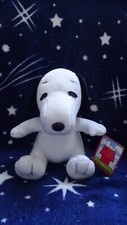 Snoopy Plüschtier mit Schild - 23 cm