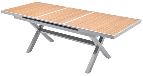 Aluminium-Gartentisch