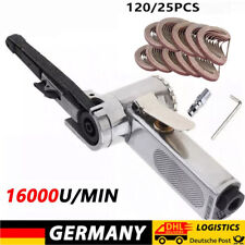 10MM Druckluft-Bandschleifer Finger Power Feile mit 25 x Schleifband 10*330mm