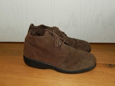 SUPERGA STIEFEL   STIEFELETTE GR. 42  WILDLEDER  DUNKELBRAUN BOOTS  