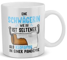 Schwägerin Geschenk Hochzeit Idee Frauen Tasse Weihnachten Geburtstag Haferl