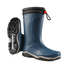 Dunlop Thermostiefel Blizzard blau Winterstiefel  Gummistiefel gefüttert