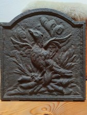 Antike Kaminplatte "Phönix"