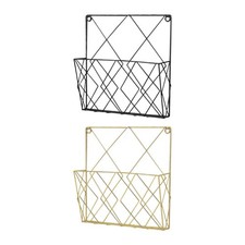 Wandmontierter Zeitschriftenhalter aus Metall, modernes Zeitungsregal