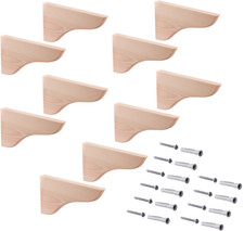 10 Holzkonsole Regalwinkel Holz Regalkonsole Wandwinkel Anschrauben Kiefer natur