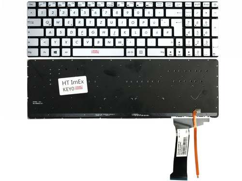 Silber grau tastatur mit - de,