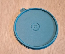 Vintage Tupperware B-Deckel Grün rund Ersatzteil Ø 14,5 cm