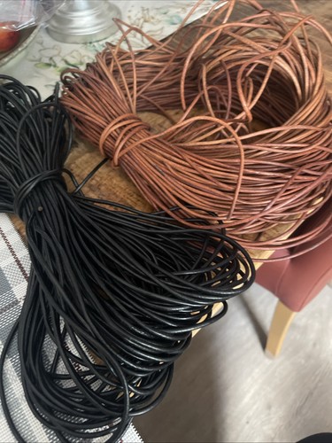 Lederschnur 3mm basteln echt - lederschnur,