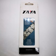 Taya Kette TB-600 116 Glieder 7/8-fach Fahrrad MTB Rennrad Chain Schwarz/Silber