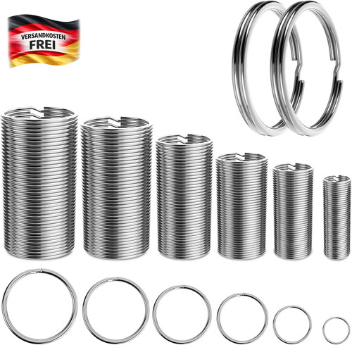 140 stück schlüsselringe set - 140,