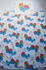 Schlümpfe Smurfs Vintage Bettwäsche Bed Sheets Bezug Comic Weit Wide 90er 90s