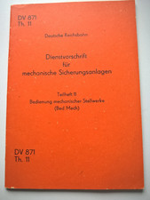 DR Dienstvorschrift f
